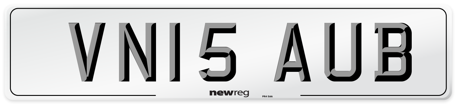 VN15 AUB Number Plate from New Reg